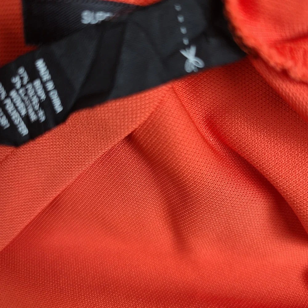 RLX Ralph Lauren‎ Polo Shirt Mens Large Dark Orange Performance Golf Pocket *
